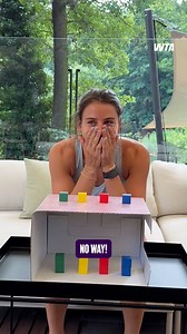 185K views · 1.2K reactions | Guess. Hope. Repeat  Blind Block Match game part 1  #wta #tennis #berlin #matchgame | WTA | Facebook