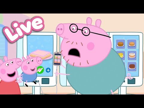 🍎 Peppa Pig Best Bites LIVE! 🐷 Peppa’s Food & Cooking Moments | Tales Full Episodes 24/7