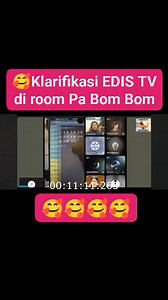 410K views · 11K reactions | Klarifikasi EDIS TV di room Pa Bom Bom. Follow EDIS TV asli di APK si Hitam @edistvasli @edis_tv_indonesia #semuaorang #edistv #vod | Diskusi Lintas Iman | Facebook