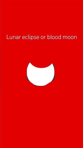 Lunar eclipse but using emojid