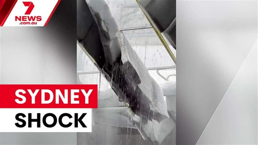 Shopping centre roof collapses in the middle of Sydney