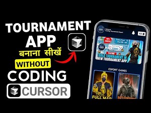 Build a Tournament App with AI - No Coding | Free & Beginner-Friendly Tutorial