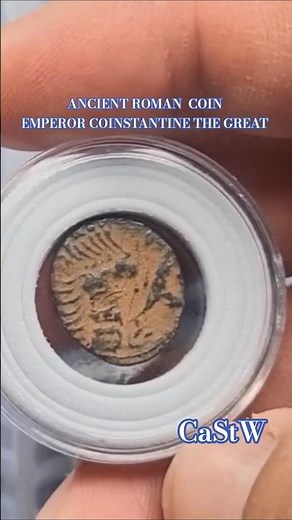 COIN COLLECTING: ROMAN COIN OF CONSTANTINE THE GREAT 337 348 AD #coin #coinsworthmoney #treasure