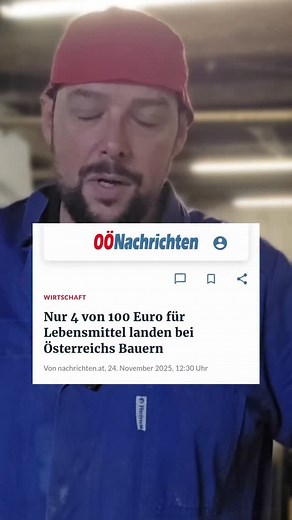 4 von 100 Euro für Lebensmittel landen beim Bauer. Wo da Rest londet, dazöhl i eich im Podcast. | Petutschnig Hons aus Schlatzing