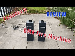 Yonntech Fire DMX Machine I Review I Christmas Video :D