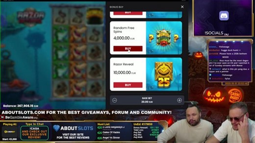 Hugge bigwin on Razor returns