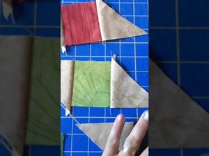 Piecing borders with setting triangles