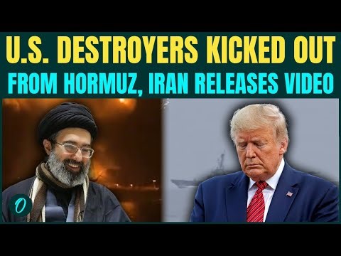 Iran KICKS OUT U.S Destroy Warships From Strait Of Hormuz | New Video Shows IRGC VS U.S Navy Clash