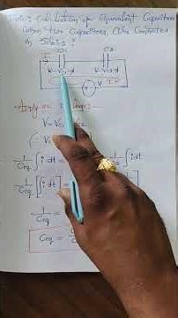 Calculation of equivalent capacitance when in series ll #BHKelectricalconcepts ll