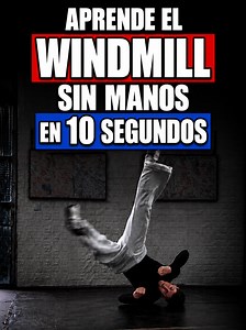 🔥 Aprende el windmill sin manos en 10 segundos Si ya tienes una base de backspin y control sobre la transición a cabeza, estás mucho más cerca del windmill sin manos de lo que parece. 💨 👇 Prueba esta progresión: 1️⃣ Backspin 👉 Construye una entrada cómoda y con dirección. 2️⃣ Añade un pequeño muelle 👉 Empieza a generar la elevación necesaria para la transición. 3️⃣ Acerca la oreja al hombro y sube a cabeza con los pies 👉 Este detalle te ayudará a entender el recorrido correcto del cuerpo.