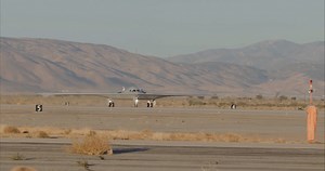 B-21 Takeoff and Landing (B-roll)