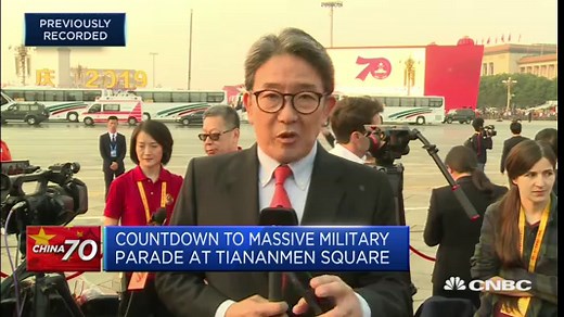 China celebrates 70 years with a military parade in Beijing