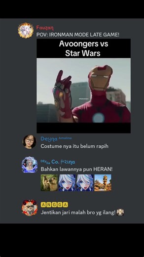 POV: IRONMAN Mode Late Game 🗿 | server meme discord