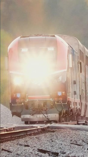Amtrak on some rough sections of track! #csx #train #railroad #fyp