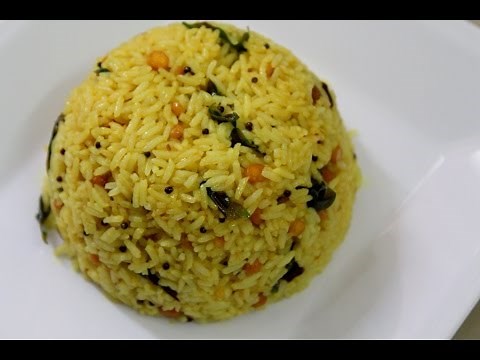 pulihora recipe andhra style-tamarind rice recipe-chintapandu pulihora