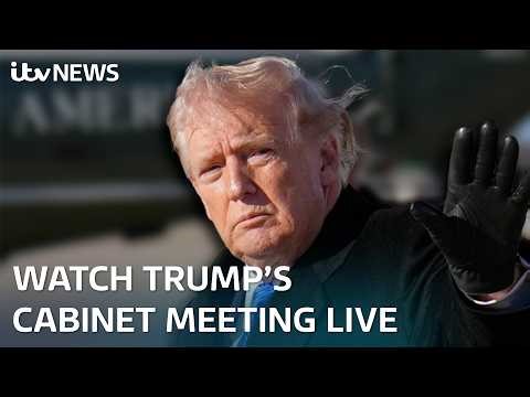 Watch LIVE as President Donald Trump holds a meeting with his Cabinet