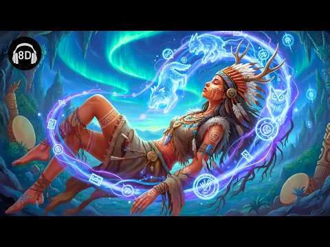 MÚSICA CHAMÁNICA 8D · Audio 360° Inmersivo · Binaural Delta 2Hz · Sueño Profundo 🎧🌙