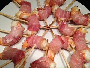 Prawn and shrimp skewers (Cooked by Cedric and Seb)