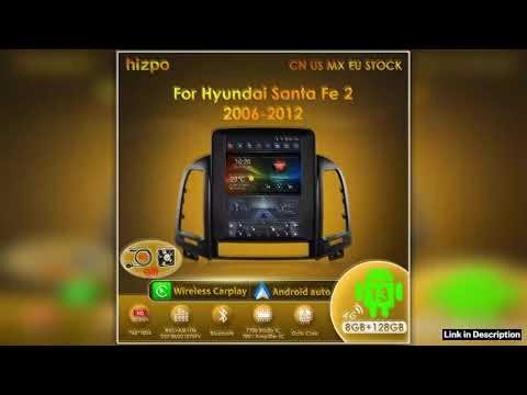 Hizpo 97 Car Radio For Hyundai Santa Fe 2 2006 20072012 Stereo Multimedia Video Player Navigation