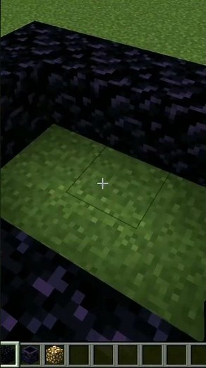 How to build a horizontal nether portal in Minecraft
