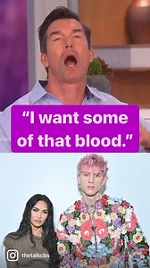 Would you drink your lover’s blood for ritual purposes like #MeganFox and #MachineGunKelly? | The Talk