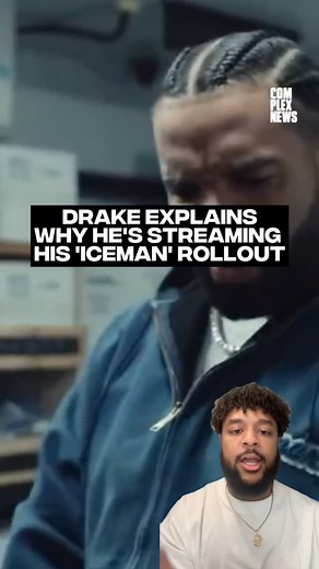 Drake finally explained why his rollout for ‘Iceman’ has been broadcasted live on stream ￼🧊 We spoke to Drake and his team, and they told us all about the unique rollout. LINK IN @complexmusic BIO to read the full interview 🔗 | Complex Music