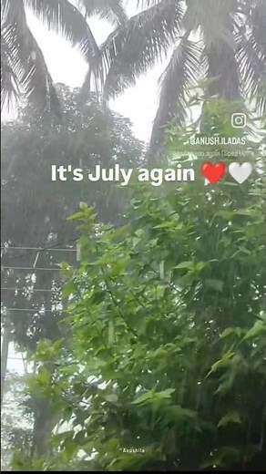 Rain 🤍 #rain #july #healing