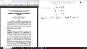 六、共轭梯度算法（Conjugate Gradient Algorithm）