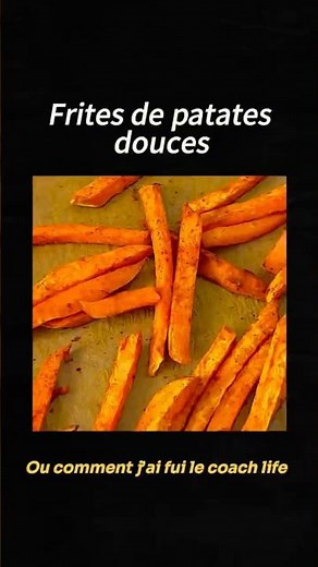 Frites de patates douces au four #cuisinefacile #cuisine #patates #frites