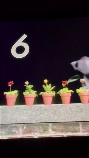 Sesame Street The Count 7 Flowers 💐