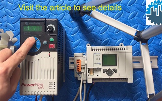 Micrologix 1100 Modbus RTU PowerFlex 525 VFD
