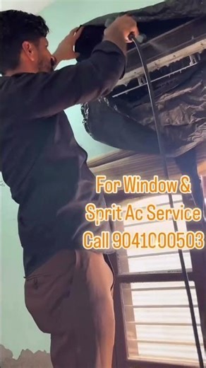 Ac service window and split#shorts #viral #like #ytshorts #punjab #india