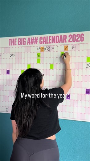 I’m a full type B GIRL but I need to get my life in order. This year my word is structure. I heard about this Big ass calander where you basically set out your goals, and you have a full view of it all. I think it’s a great idea. & I’m not kidding it’s so fun for a creative like me to fill it up all while trying to organize my life!! Also I’m new to TikTok so followww :)