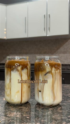 Brewed by Anza on Instagram: "Lotus Biscoff Latte Recipe no.1 [ lotus latte | biscoff coffee | coffee for two | caramel coffee vibes | cozy sip season ]"