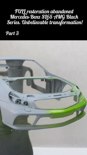 FULL restoration abandoned Mercedes-Benz SL65 AMG Black Series. Unbelievable transformation! #restoration #mercedesamg #mercedesbenz #amg #sportscar #cars #restore #unbelievable #transformation #restorent #restorationproject | Mason Restoration