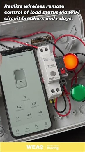 Lección Interactiva de Electricidad: Tutorial de Control Móvil con Interruptor Inteligente