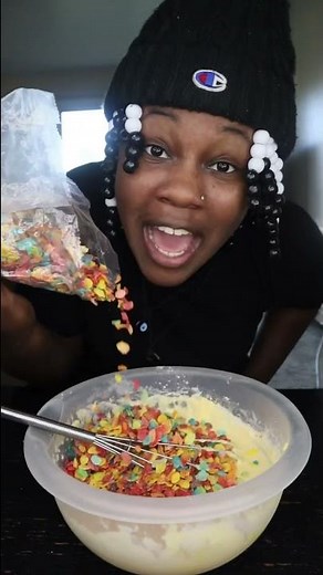 Fruity Pebble Corn Dog￼😩😮‍💨🔥