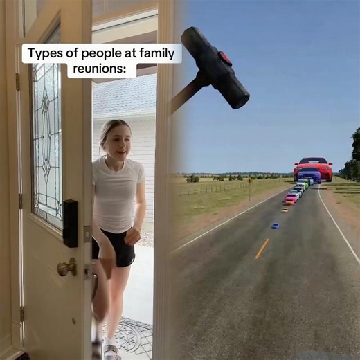 The different types of people at family reunions #pov #relatable #comedy #skit