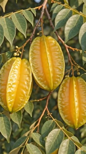 Amazing Star Fruit Tree Growth Time Lapse | Seed to Fruit in Seconds⭐🍈#starfruits #greensafar #viral