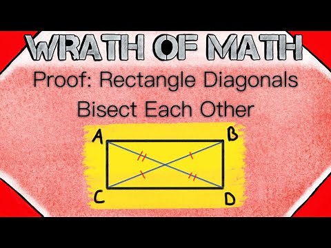 Proof: Rectangle Diagonals Bisect Each Other