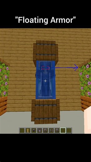 Floating Armor 💀. #minecraft #minecraftmeme #itzsijan #mcshorts #yt #ytshorts