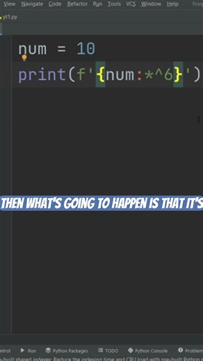 Formatted string python tip