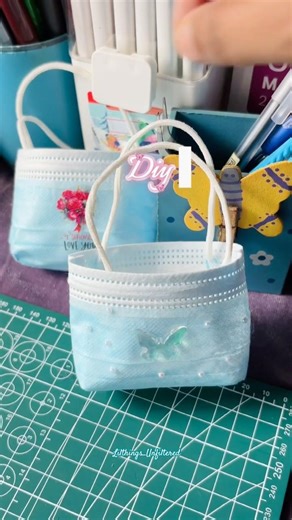 DIY Mini Bag | Easy & Cute Craft #diy #diycrafts #shorts