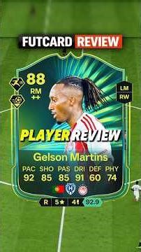🇵🇹 88 GELSON MARTINS Review in FC26 - NO LINKS 😭 #fc26 #moments #sbc #gelsonmartins #review #fifa