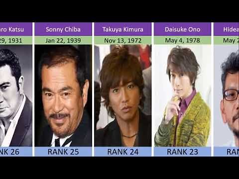 Top 50 most popular Japanese actors of all time