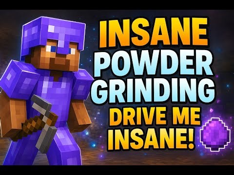 I Spent HOURS Grinding Gemstone Powder…|Hypixel Skyblock