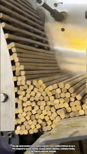 Best Innovation Wooden Dowel Machine: How to Stack and Feed Dowels Fast