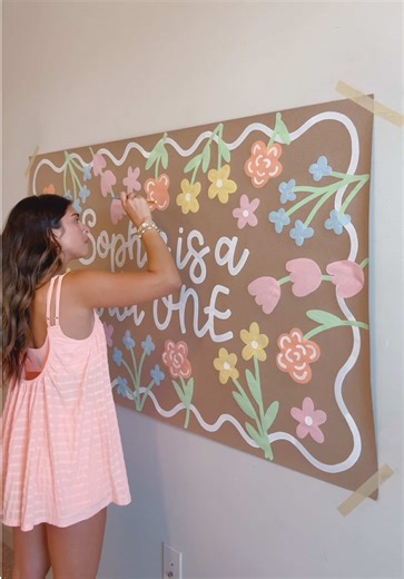 Create a Charming First Birthday Banner