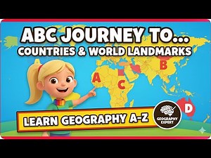 Learning the ABC Countries Names and Landmark from A-Z | World Geography Lesson
