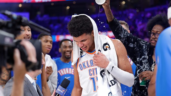 Ousmane Dieng soaks in NBA preseason celebration with OKC Thunder 'family'